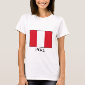 T-shirt Drapeau péruvien (Devant)