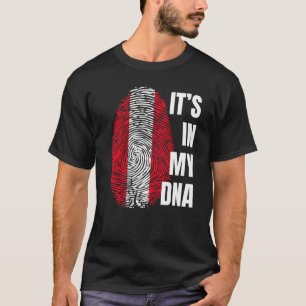 T-shirt Drapeau péruvien Dna empreintes digitales Pérou