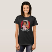 T-shirt Drapeau péruvien Pérou Peruvienne fille (Devant entier)