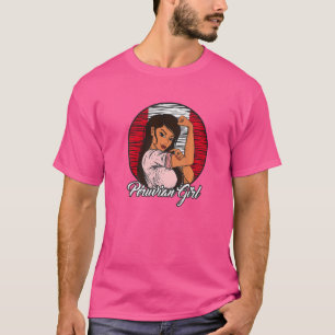 T-shirt Drapeau péruvien Pérou Peruvienne fille