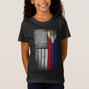 T-Shirt Drapeau philippin américain