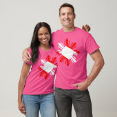 T-shirt Drapeau philippin de plongée (Unisexe)