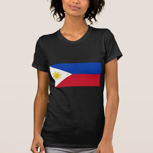 T-shirt Drapeau philippin, drapeau national d'îles (Devant)