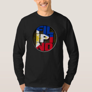 T-shirt Drapeau philippin Drapeau philippin Pinoy