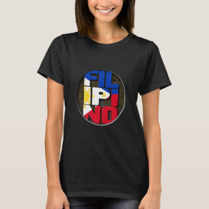 T-shirt Drapeau philippin Drapeau philippin Pinoy