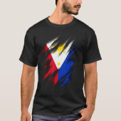 T-shirt Drapeau philippin Phl Ph (Devant)