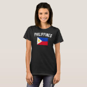 T-shirt Drapeau philippin Pinoy (Devant entier)