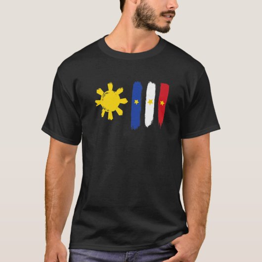 T-shirt Drapeau philippin Pinoy Premium (Devant)
