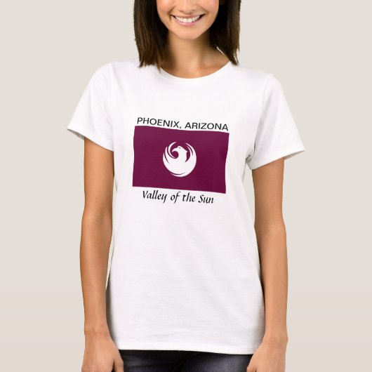 T-shirt Drapeau Phoenix "Vallée du Soleil" (Devant)