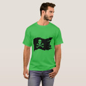 T-shirt drapeau pirate (Devant entier)