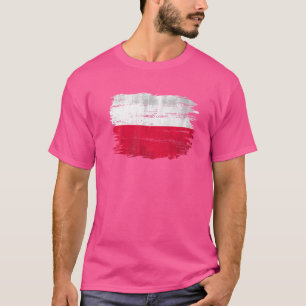 T-shirt Drapeau Pologne vintage pour Polonais