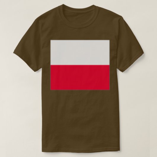 T-shirt Drapeau polonais (Design devant)