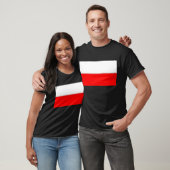 T-shirt Drapeau polonais (Unisexe)