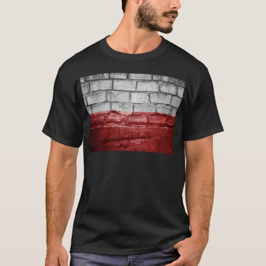 T-shirt Drapeau polonais (Devant)