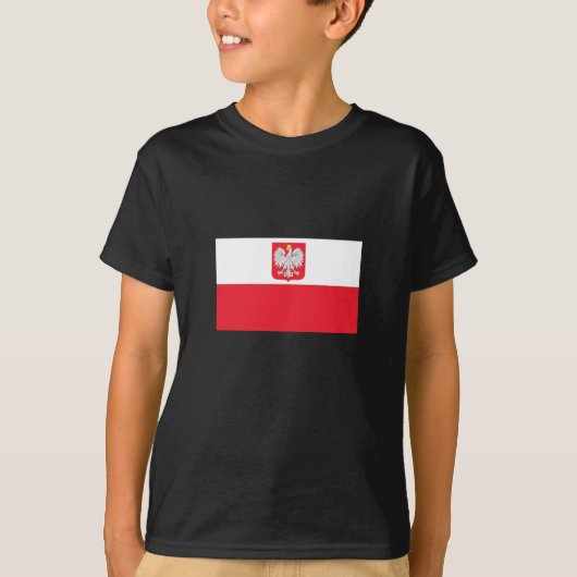T-shirt Drapeau polonais (Devant)