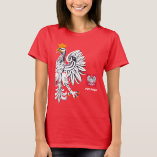 T-shirt Drapeau polonais, aigle et mode polonaise Polska /