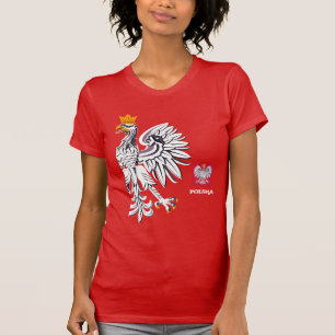 T-shirt Drapeau polonais, Aigle & Pologne mode Polska /spo