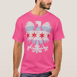 T-shirt Drapeau polonais Eagle Chicago