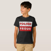 T-shirt Drapeau polonais et fier (Devant entier)