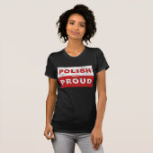 T-shirt Drapeau polonais et fier (Devant entier)