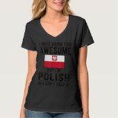 T-shirt Drapeau polonais incroyable Pologne Racines polona (Devant)