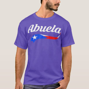 T-shirt Drapeau Porto Rico Abuela Shirt Porto Rico