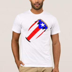 T-shirt Drapeau Porto Rico de Conga