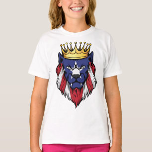 T-shirt Drapeau Porto Rico Lion King