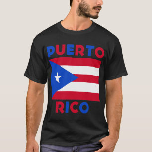 T-shirt Drapeau Porto Rico Vintage des années 80 de Corey 