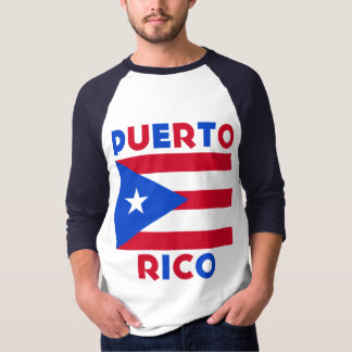 T-shirt Drapeau Porto Rico Vintage des années 80 de Corey