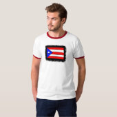 T-shirt Drapeau portoricain (Devant entier)