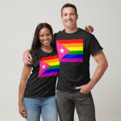 T-shirt Drapeau portoricain de gay pride (Unisexe)