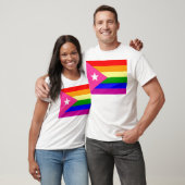 T-shirt Drapeau portoricain de gay pride (Unisexe)