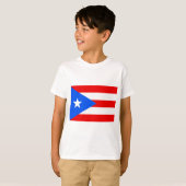 T-shirt Drapeau portoricain (Porto Rico) (Devant entier)