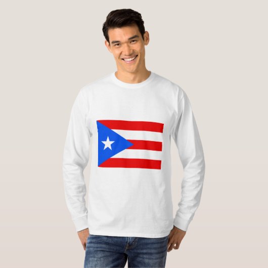 T-shirt Drapeau portoricain (Porto Rico) (Devant entier)