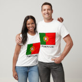 T-shirt Drapeau portugais (Unisexe)
