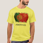 T-shirt drapeau portugais (Devant)