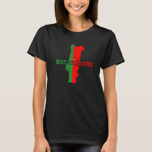 T-shirt Drapeau portugais de la meilleure irmão jamais Por