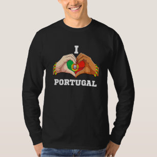 T-shirt Drapeau Portugais Patriotique Femmes Hommes Portug