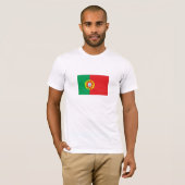 T-shirt Drapeau Portugal (Devant entier)