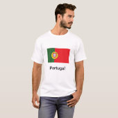 T-shirt Drapeau Portugal (Devant entier)