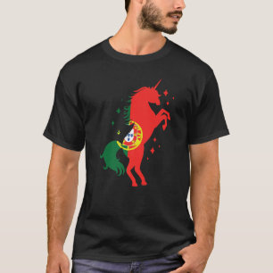 T-shirt Drapeau Portugal Roots Unicorn Portugal