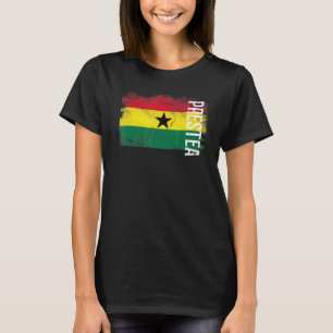 T-shirt Drapeau Prestea Ghana Pour Les Ghanéens Hommes Fem