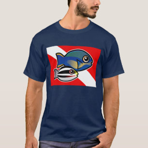T-shirt Drapeau Princess Parrotfish & Baby Dive