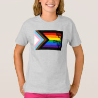 Drapeau Progress Pride (Tout le monde est le bienv