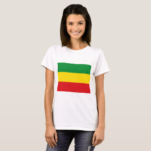 T-shirt Drapeau rastafari éthiopien Rasta