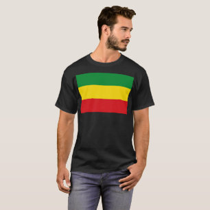 T-shirt Drapeau rastafari éthiopien Rasta