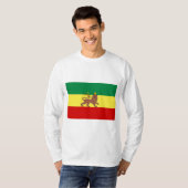 T-shirt Drapeau rastafarien (Rastafarianisme) (Rasta) (Devant entier)