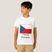 T-shirt Drapeau République tchèque (Devant entier)