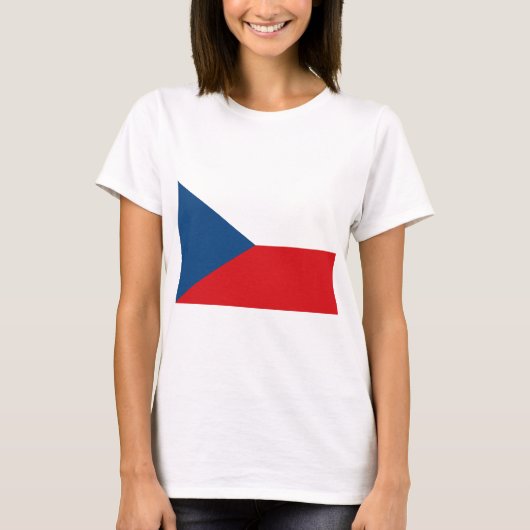 T-shirt Drapeau République tchèque (Devant)